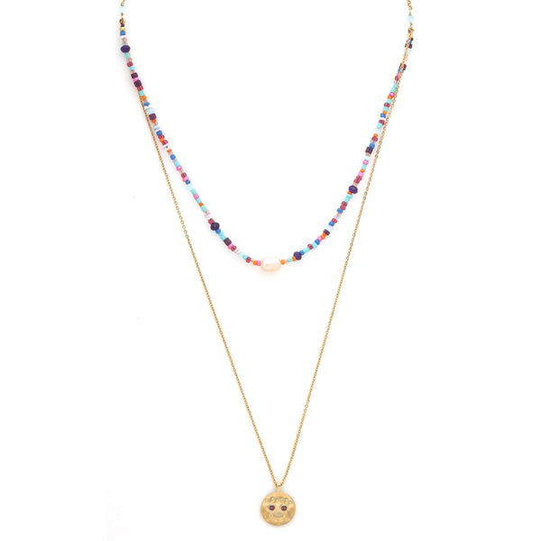 FRANCK HERVAL JOY  layered necklace