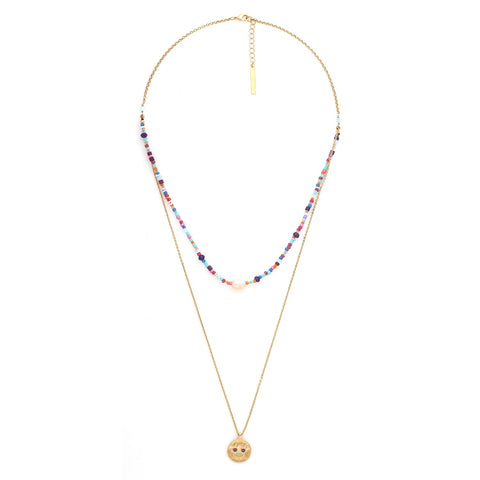 FRANCK HERVAL JOY  layered necklace