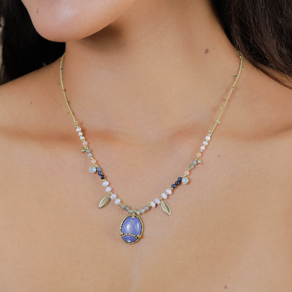 PALMA   scarabee necklace