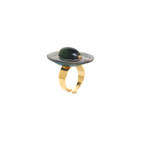 NATURE BIJOUX SALONGA oval adjustable ring