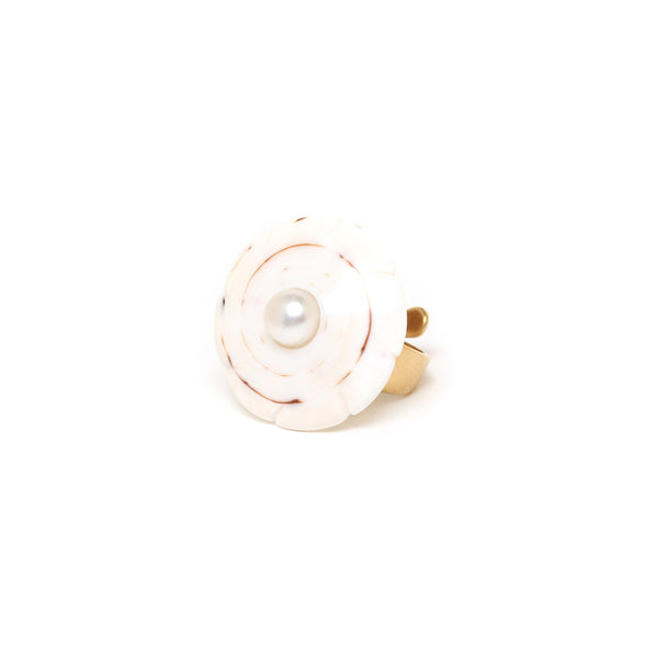 NATURE BIJOUX PONDICHERY adjustable cone ring