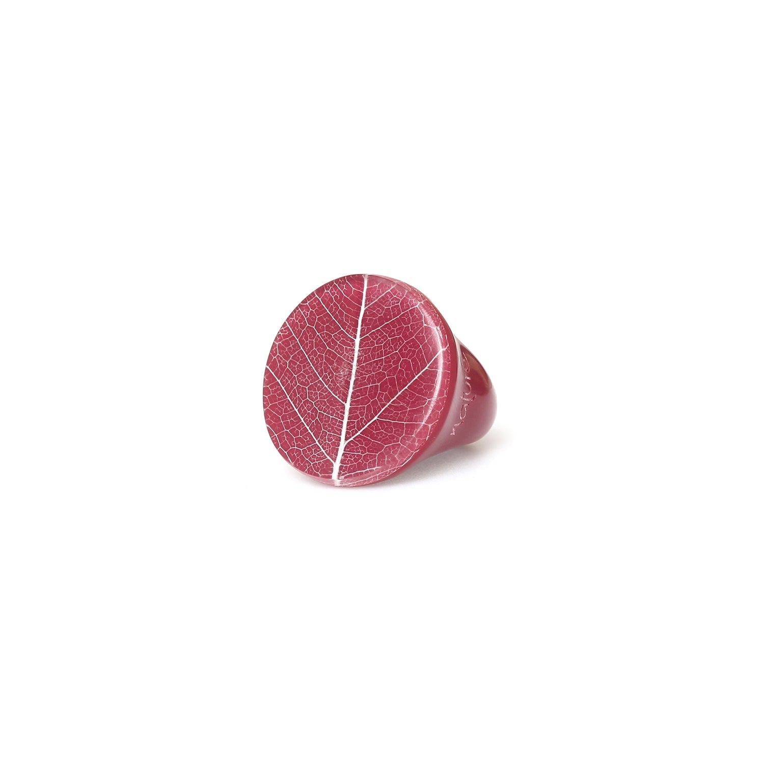 NATURE BIJOUX FICUS CARICA burgundy ring T56