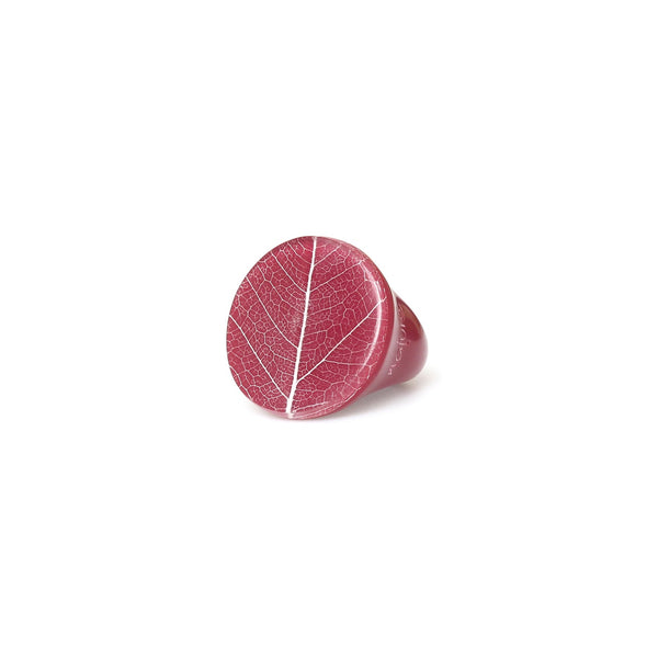 NATURE BIJOUX FICUS CARICA burgundy ring T56