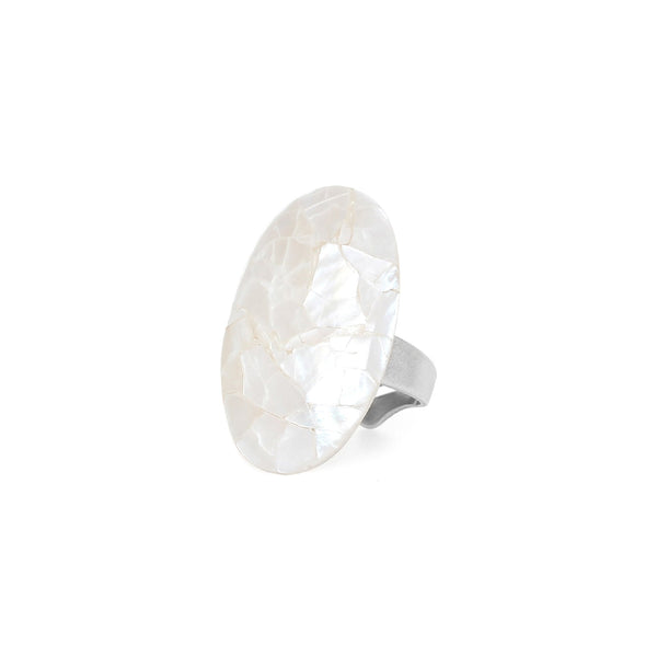NATURE BIJOUX LES CYCLADES adjustable oval ring