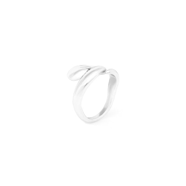 ORI TAO BAGYO adjustable spiral ring (silvered)