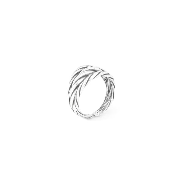 ORI TAO MERIDA 3 twists ring (silvered)