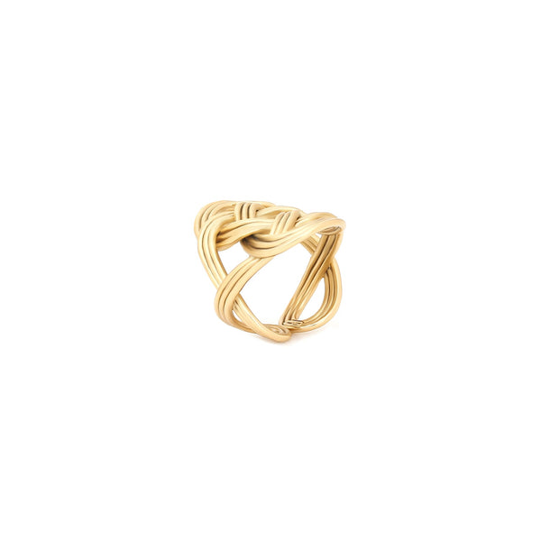 ORI TAO SHINOMOKI golden adjustable ring
