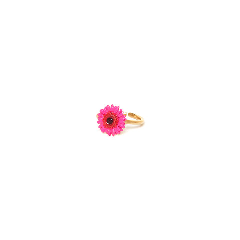 FRANCK HERVAL RUBY pink gerbera ring flower
