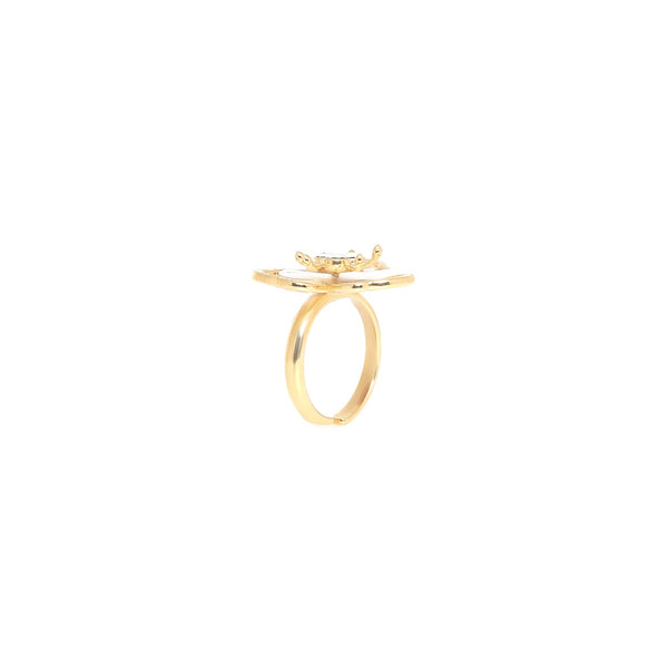 FRANCK HERVAL LISETTE small flower ring