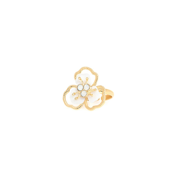 FRANCK HERVAL LISETTE small flower ring