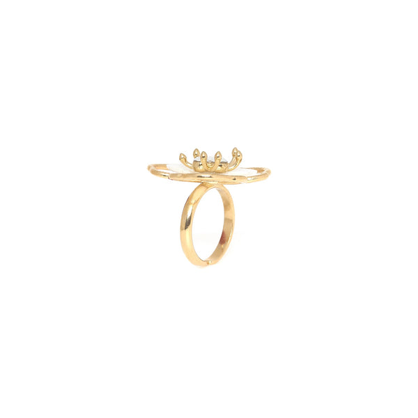 FRANCK HERVAL LISETTE medium flower ring