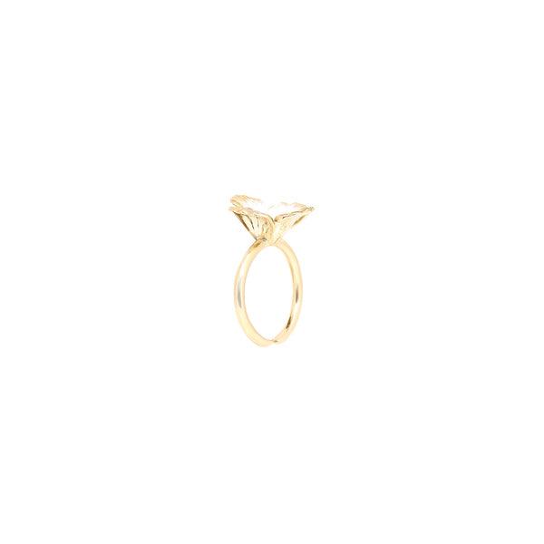 FRANCK HERVAL BETTY flower ring (white)