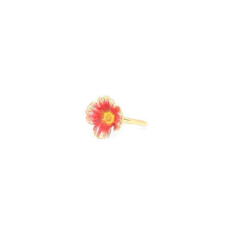 FRANCK HERVAL BETTY flower ring (red)