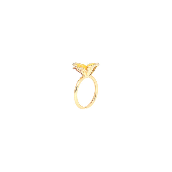 FRANCK HERVAL BETTY  flower ring (yellow)