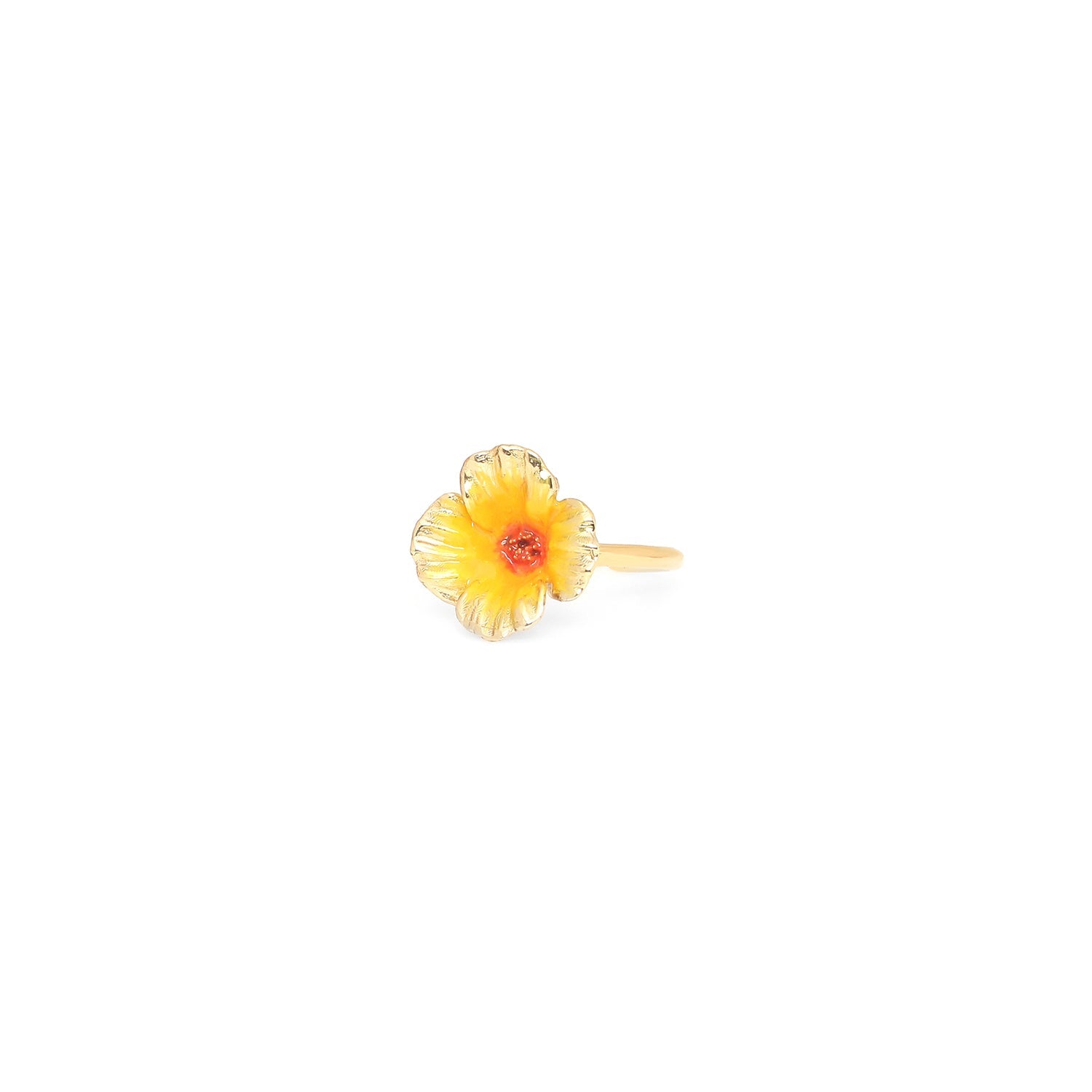 FRANCK HERVAL BETTY  flower ring (yellow)