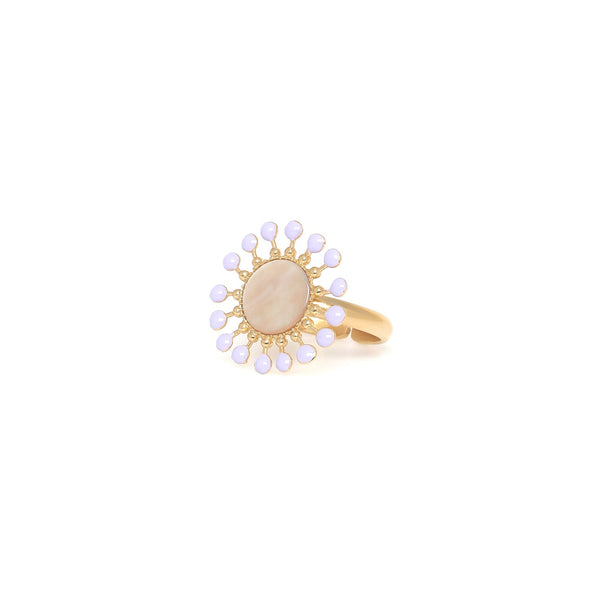 FRANCK HERVAL LAURYNE round ring (lilac)