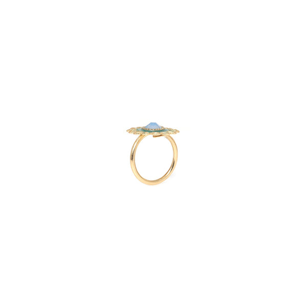 FRANCK HERVAL ZELIE flower ring