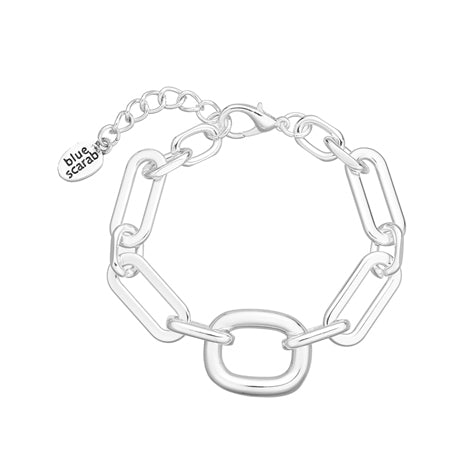 BLUE SCARAB STELLA Bracelet (Silver plated)