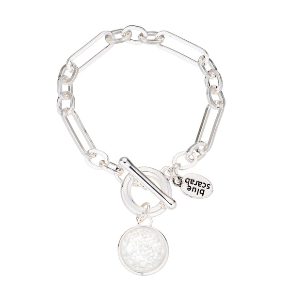 BLUE SCARAB BRIAR Bracelet (Silver plated)