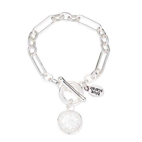 BLUE SCARAB BRIAR Bracelet (Silver plated)