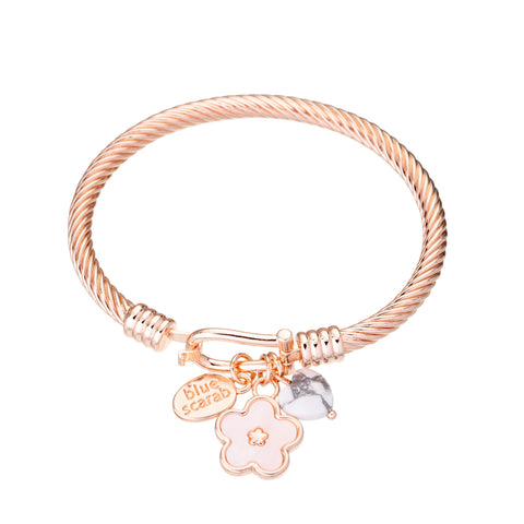 BLUE SCARAB PAIGE Bracelet (Rose Gold plated)