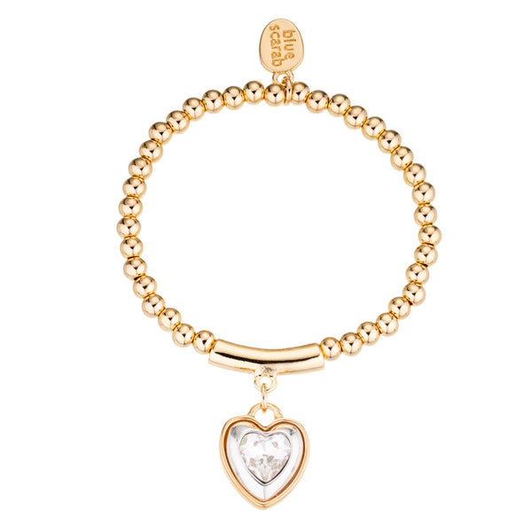 BLUE SCARAB TESSA Bracelet (Gold plated)