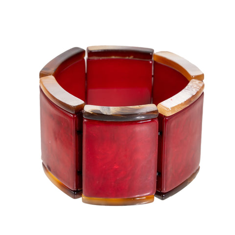 BLUE SCARAB HOLLY Bracelet (Red)