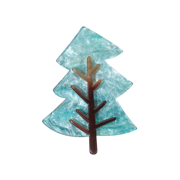 BLUE SCARAB QUINN TREE Brooch (Blue)