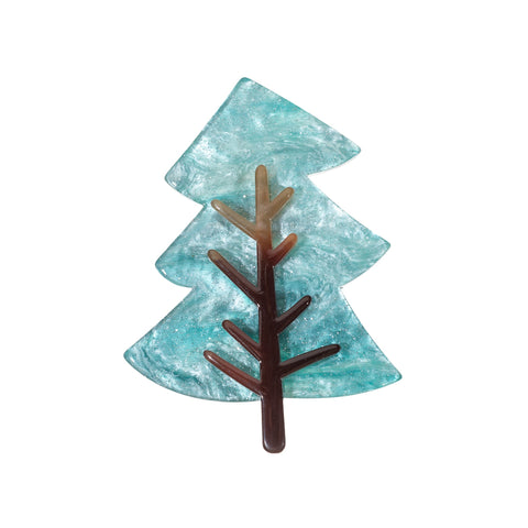 BLUE SCARAB QUINN TREE Brooch (Blue)