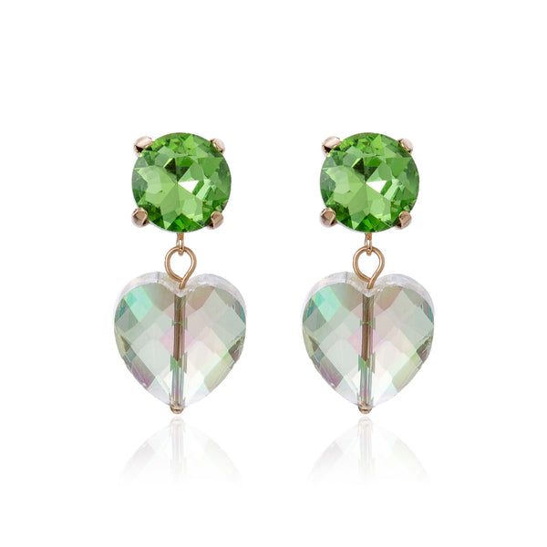 BLUE SCARAB HOPE Earrings (Green)