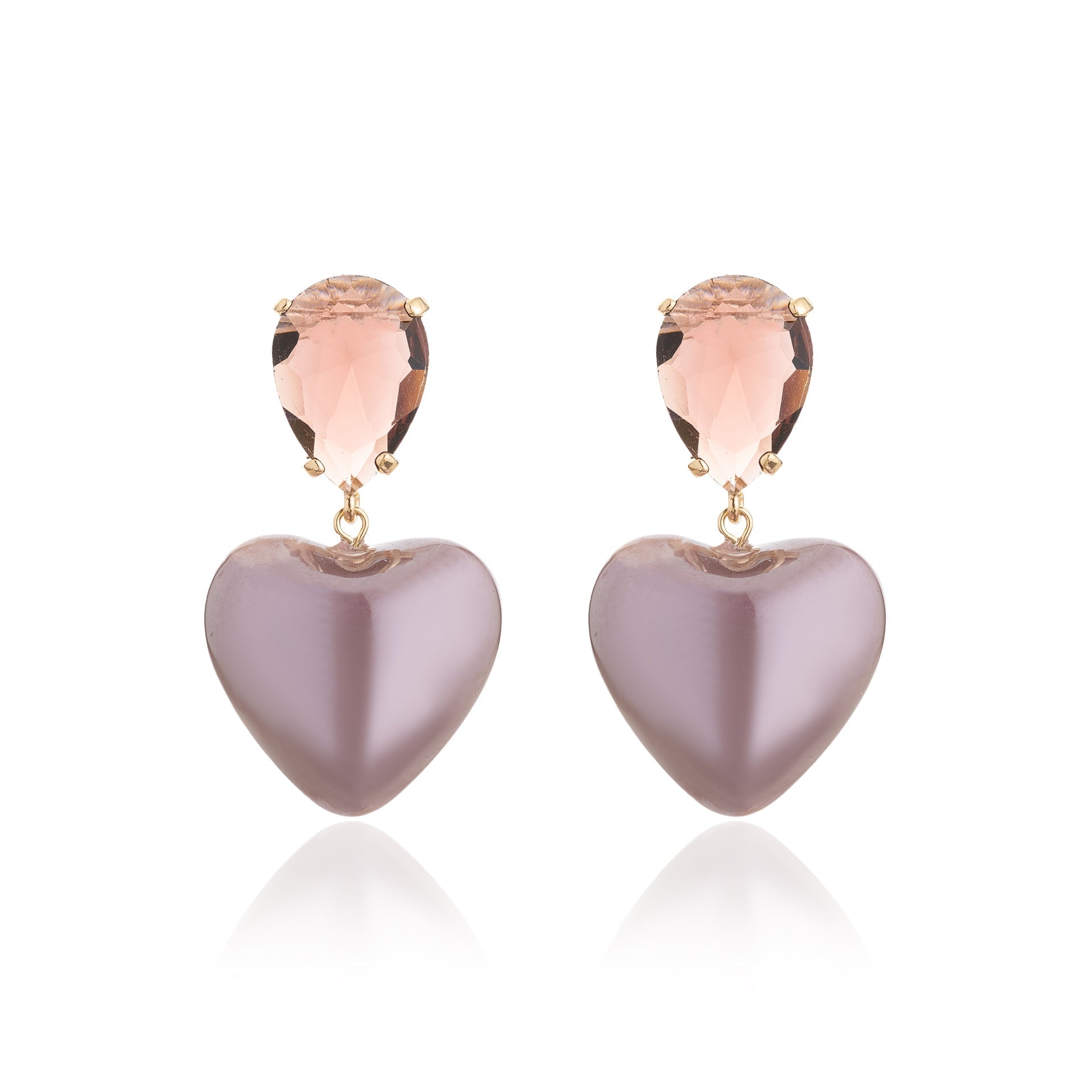 BLUE SCARAB TARA Earrings (Lilac)