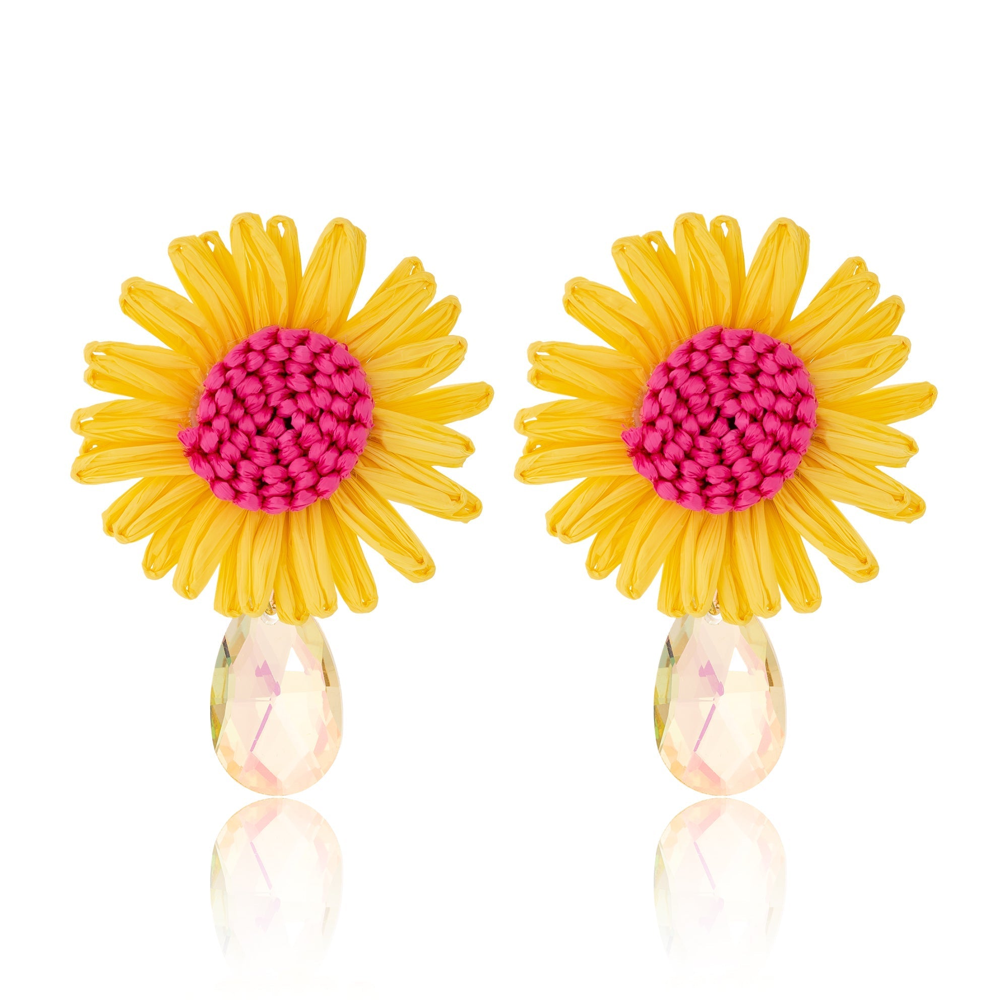 BLUE SCARAB JILL Earrings (Yellow)