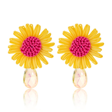 BLUE SCARAB JILL Earrings (Yellow)