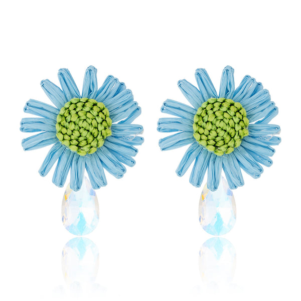 BLUE SCARAB JILL Earrings (Blue)