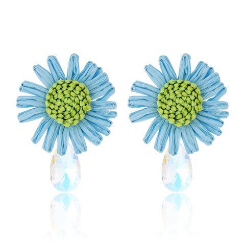BLUE SCARAB JILL Earrings (Blue)