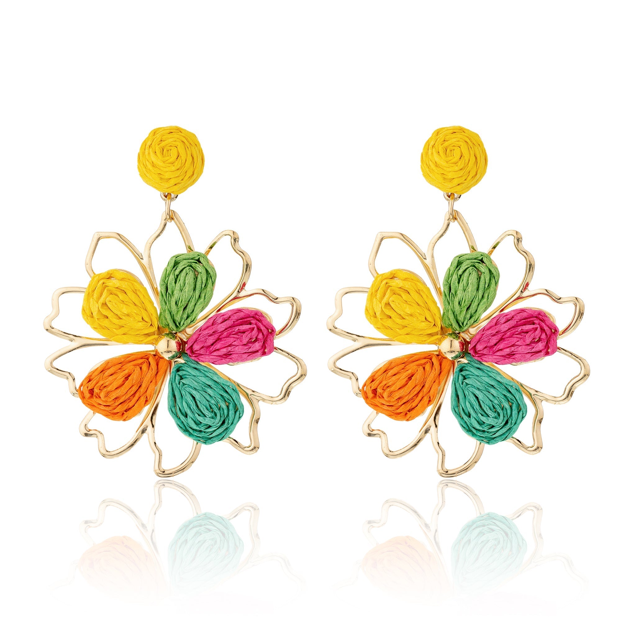 BLUE SCARAB FAYE Earrings (Multicolour)