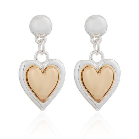 BLUE SCARAB JAYE Earrings (Two-tone)