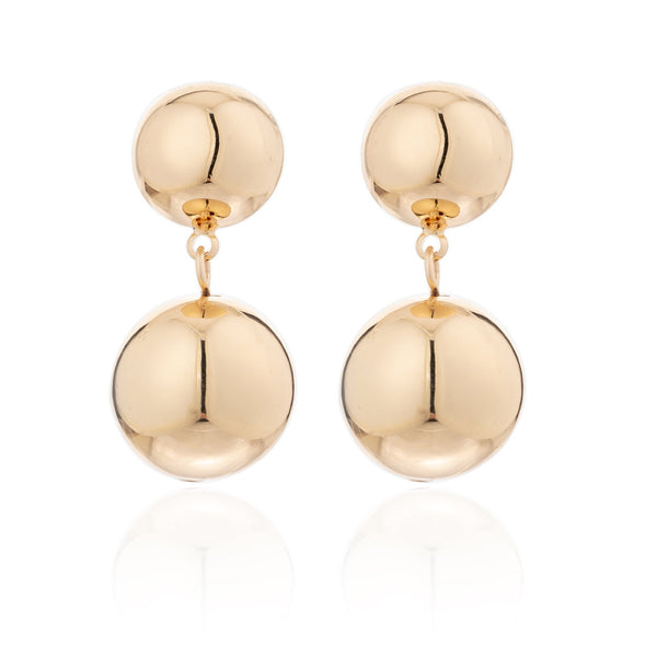 BLUE SCARAB RORY Earrings (Gold)