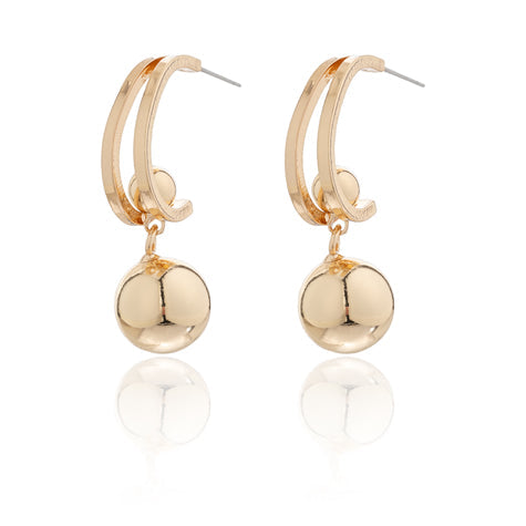 BLUE SCARAB DANA Earrings (Gold)