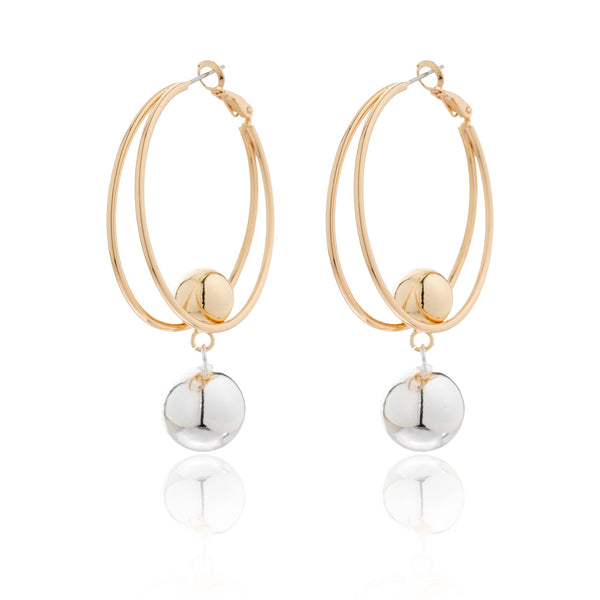 BLUE SCARAB HARLOW Earrings (Gold)