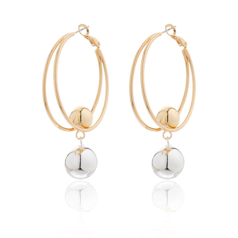 BLUE SCARAB HARLOW Earrings (Gold)