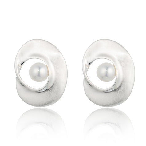 BLUE SCARAB PIPPA Earrings (Silver)