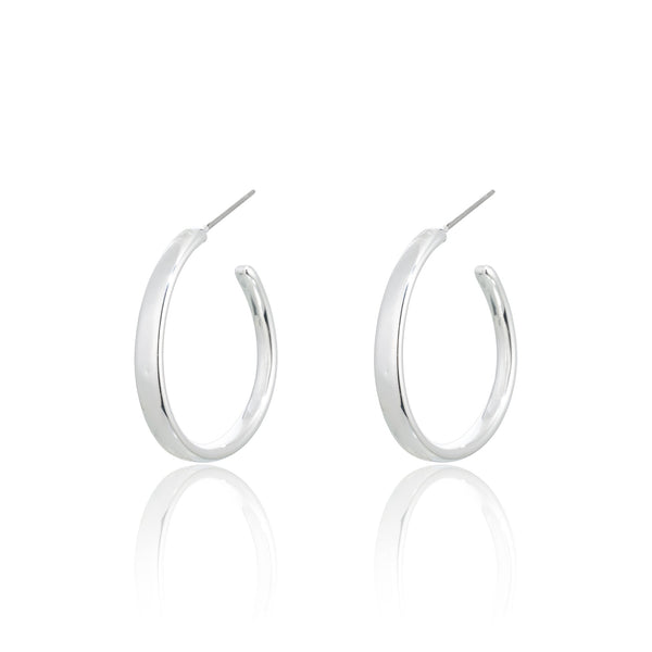 BLUE SCARAB LIZZIE Earrings (Silver)