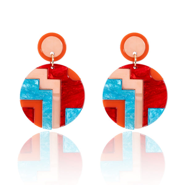 BLUE SCARAB CLEO Earrings