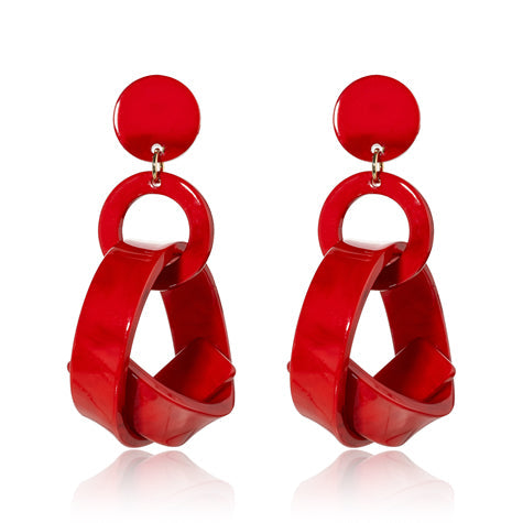 BLUE SCARAB SUNNY Earrings (Red)