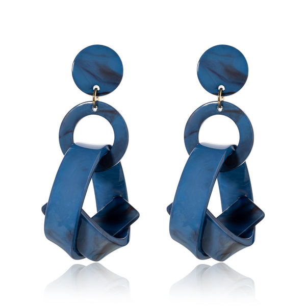 BLUE SCARAB SUNNY Earrings (Blue)