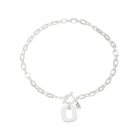 BLUE SCARAB BEA Necklace (Silver)