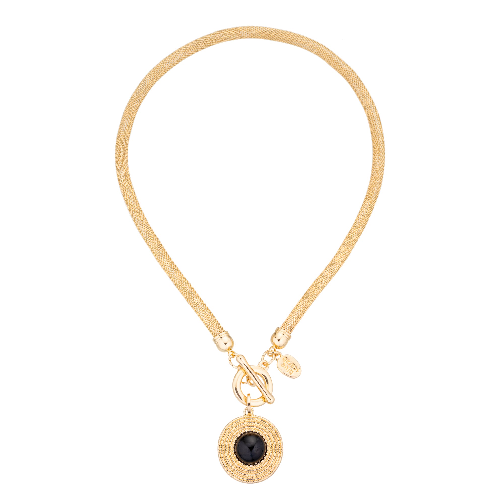 BLUE SCARAB FEYRE Necklace (Gold)