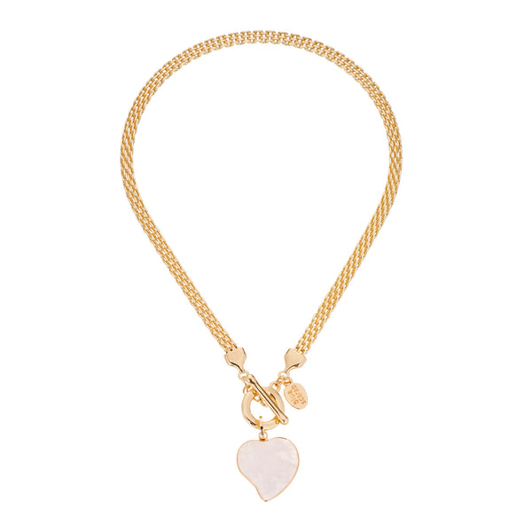 BLUE SCARAB LARA Necklace (Gold)