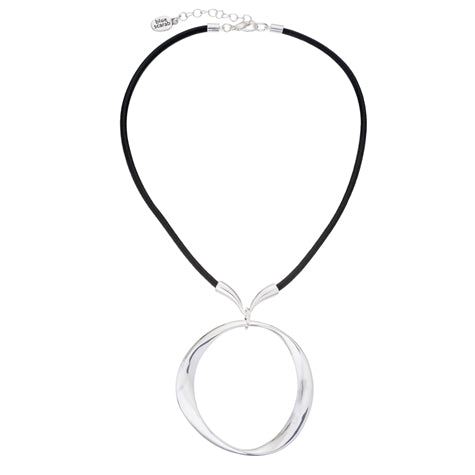 BLUE SCARAB CAMI Necklace (Silver)